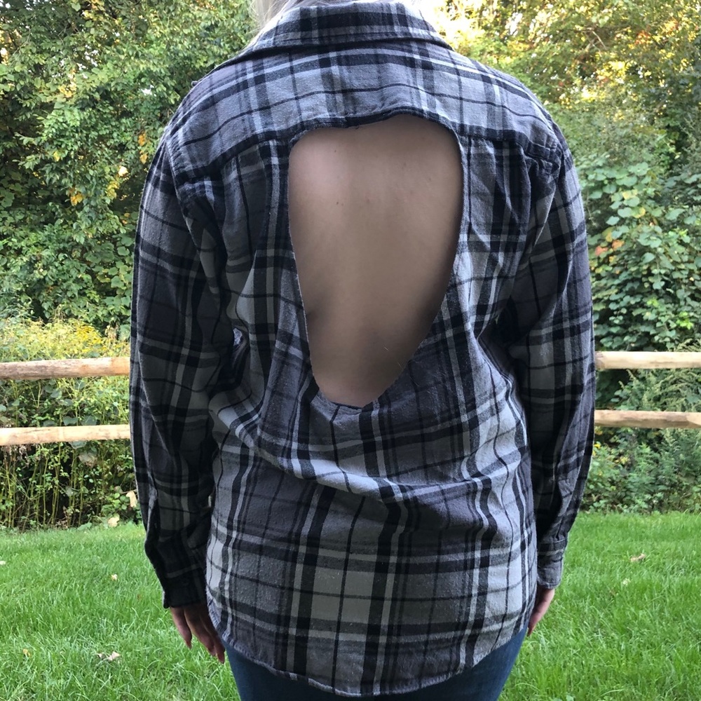 St. John’s Bay Gray Flannel with Cut-out Back